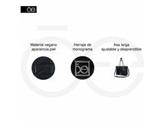 Bolsa de Hombro Cloe Negro para Mujer