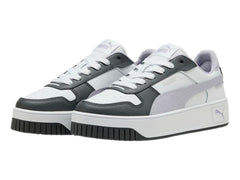 Tenis PUMA Carina Street Blanco y Lila para Niña