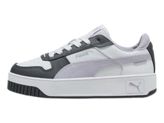 Tenis PUMA Carina Street Blanco y Lila para Niña