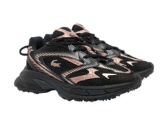 Tenis Lacoste L003 Neo Shot Negro y Rosa para Mujer