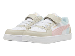 Tenis PUMA Caven 2.0 Block Beige y Rosa para Niña