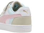 Tenis PUMA Caven 2.0 Block Beige y Rosa para Niña