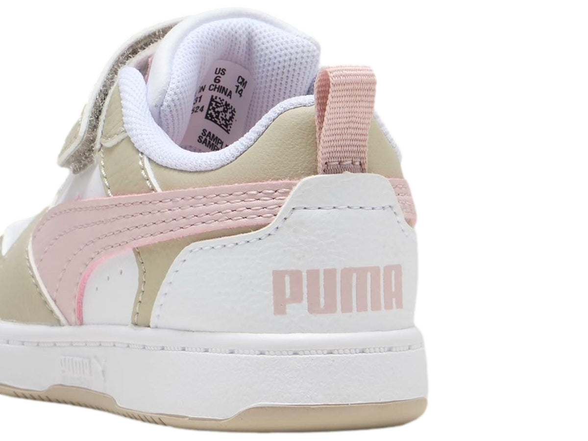 Tenis PUMA Rebound V6 Lo AC+ Multicolor para Niña