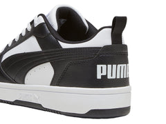Tenis PUMA Rebound V6 Low Blanco y Negro para Mujer