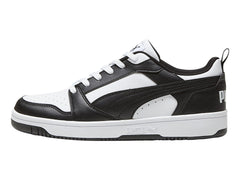 Tenis PUMA Rebound V6 Low Blanco y Negro para Mujer