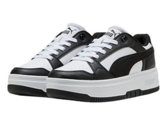 Tenis PUMA Rebound Femme Jr Blanco y Negro para Niño