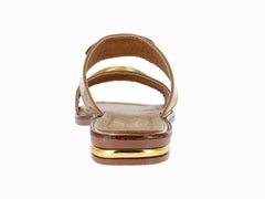 Sandalias Luna Rosa Color Natural de Charol para Mujer
