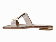 Sandalias Luna Rosa Color Maquillaje para Mujer