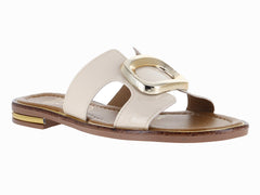 Sandalias Luna Rosa Charol Color Miga para Mujer