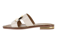 Sandalias Luna Rosa Charol Color Miga para Mujer