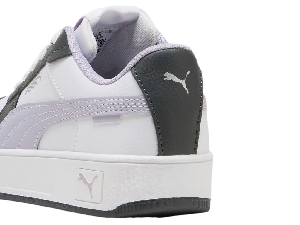 Tenis PUMA Carina Street Blanco y Lila para Niña