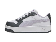 Tenis PUMA Carina Street Blanco y Lila para Niña