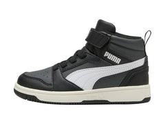 Tenis PUMA Rebound V6 Mid Negro para Niño