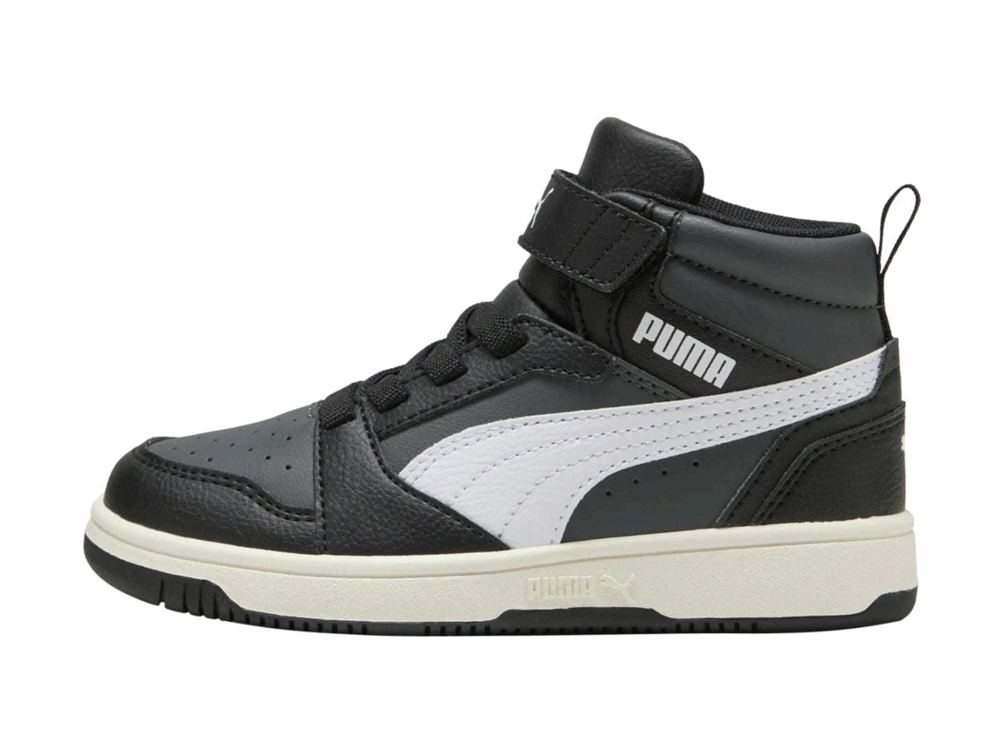 Tenis PUMA Rebound V6 Mid Negro para Niño