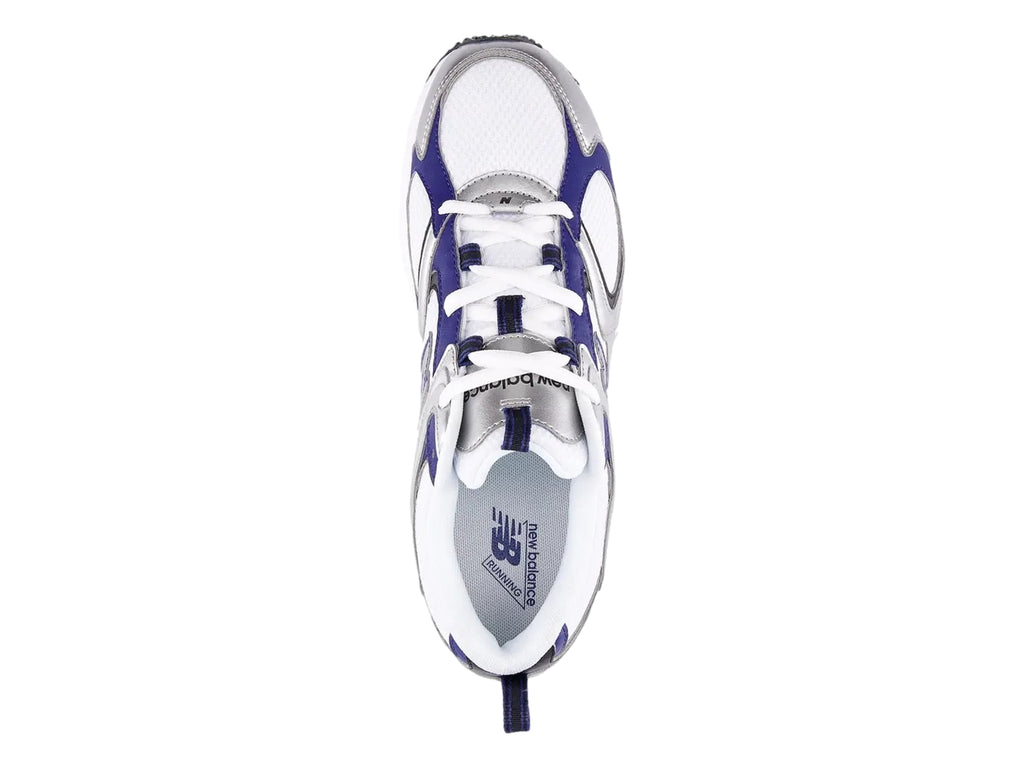 Tenis New Balance 408 Blanco y Azul para Mujer