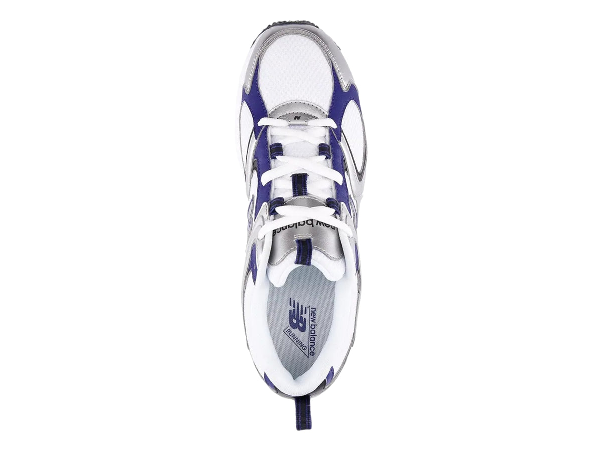 Tenis New Balance 408 Blanco y Azul para Mujer