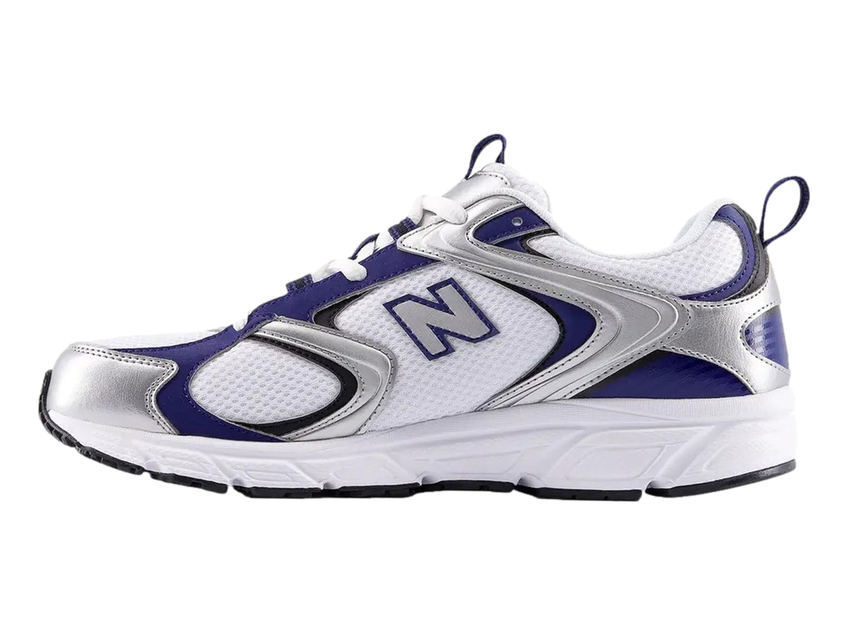 Tenis New Balance 408 Blanco y Azul para Mujer
