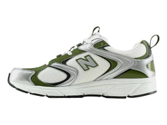 Tenis New Balance 408 Blanco y Verde para Mujer