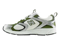 Tenis New Balance 408 Blanco y Verde para Mujer