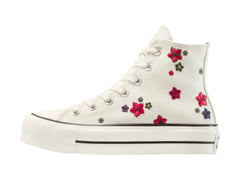Tenis Converse CTAS Lift HI Color Hueso para Mujer