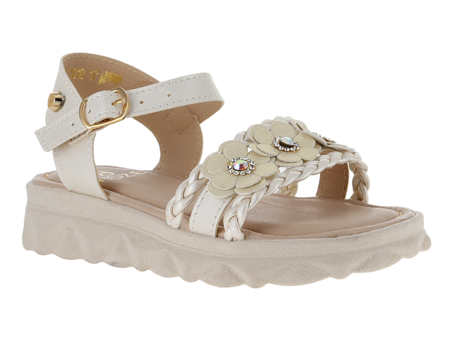 Sandalias Roze Color Palomitas para Niña