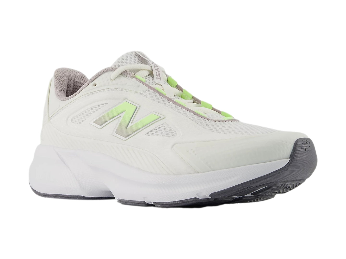 New Balance Tenis Blanco y Verde para Mujer