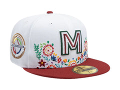Gorra New Era Diablos Rojos del México Blanca