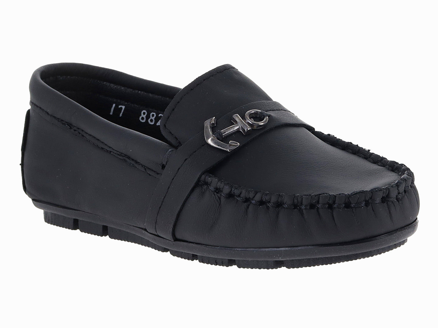 Mocasines Germany Negro de Piel para Niño