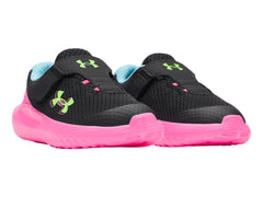 Tenis Under Armour Surge 4 AC Negro para Niña