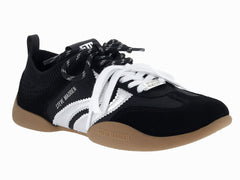 Tenis Steve Madden Biscot Ti Negro Plata para Mujer
