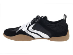 Tenis Steve Madden Biscot Ti Negro Plata para Mujer