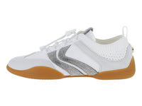 Tenis Steve Madden Blanco y Plateado para Mujer