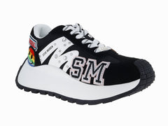 Tenis Steve Madden Super Campo Negro Multicolor para Mujer