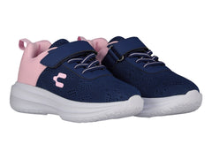 Tenis Charly Sport Azul y Rosa para Niña
