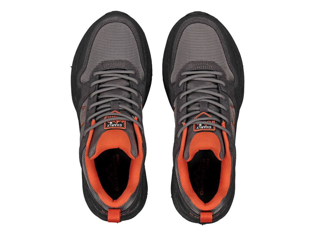 Tenis Charly Sport Negro y Gris para Hombre