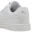 Tenis PUMA Rickie Classic Blanco y Plata para Hombre