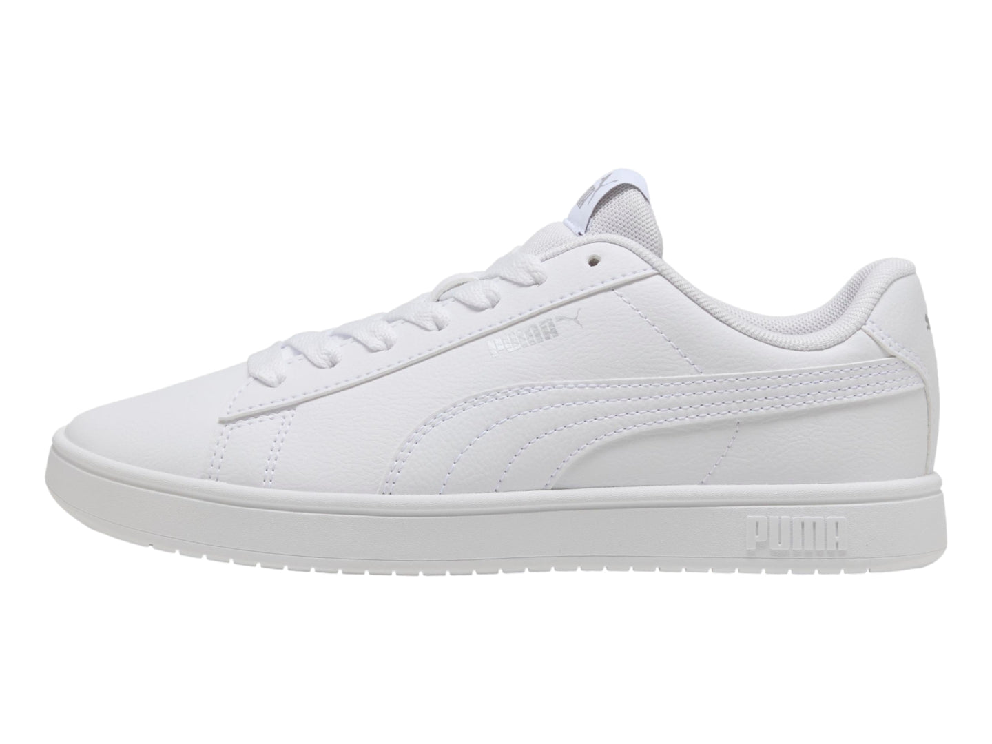 Tenis PUMA Rickie Classic Blanco y Plata para Hombre
