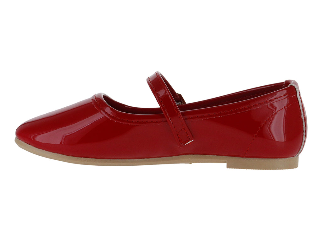 Zapatos Ballerinas Roze Rojo de Charol para Niña