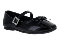 Zapatos Ballerinas Roze Negro de Charol para Niña