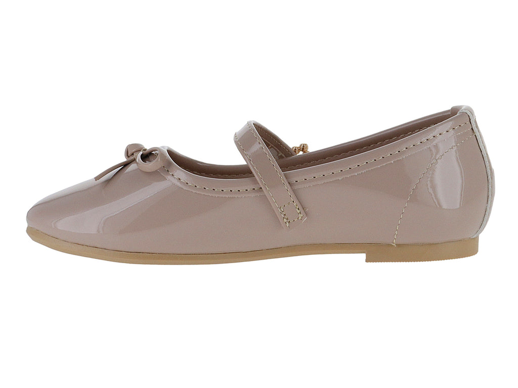 Zapatos Ballerinas Roze Color Maquillaje de Charol para Niña