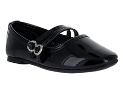 Ballerinas Roze Negro de Charol para Niña