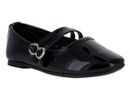 Ballerinas Roze de Charol Negro para Niña