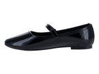 Ballerinas ROZE de Charol Negro para Mujer