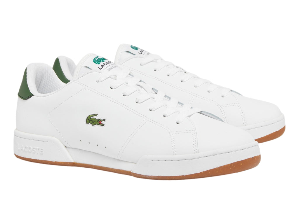 Tenis Lacoste Carnaby Blanco y Verde para Hombre