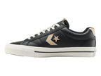 Tenis Converse Sport Casual Faux-Leather Negro para Hombre