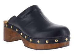 Zuecos Edimag de Ternero Negro para Mujer