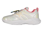 Tenis Charly Light Sport Blanco y Rosa para Niña