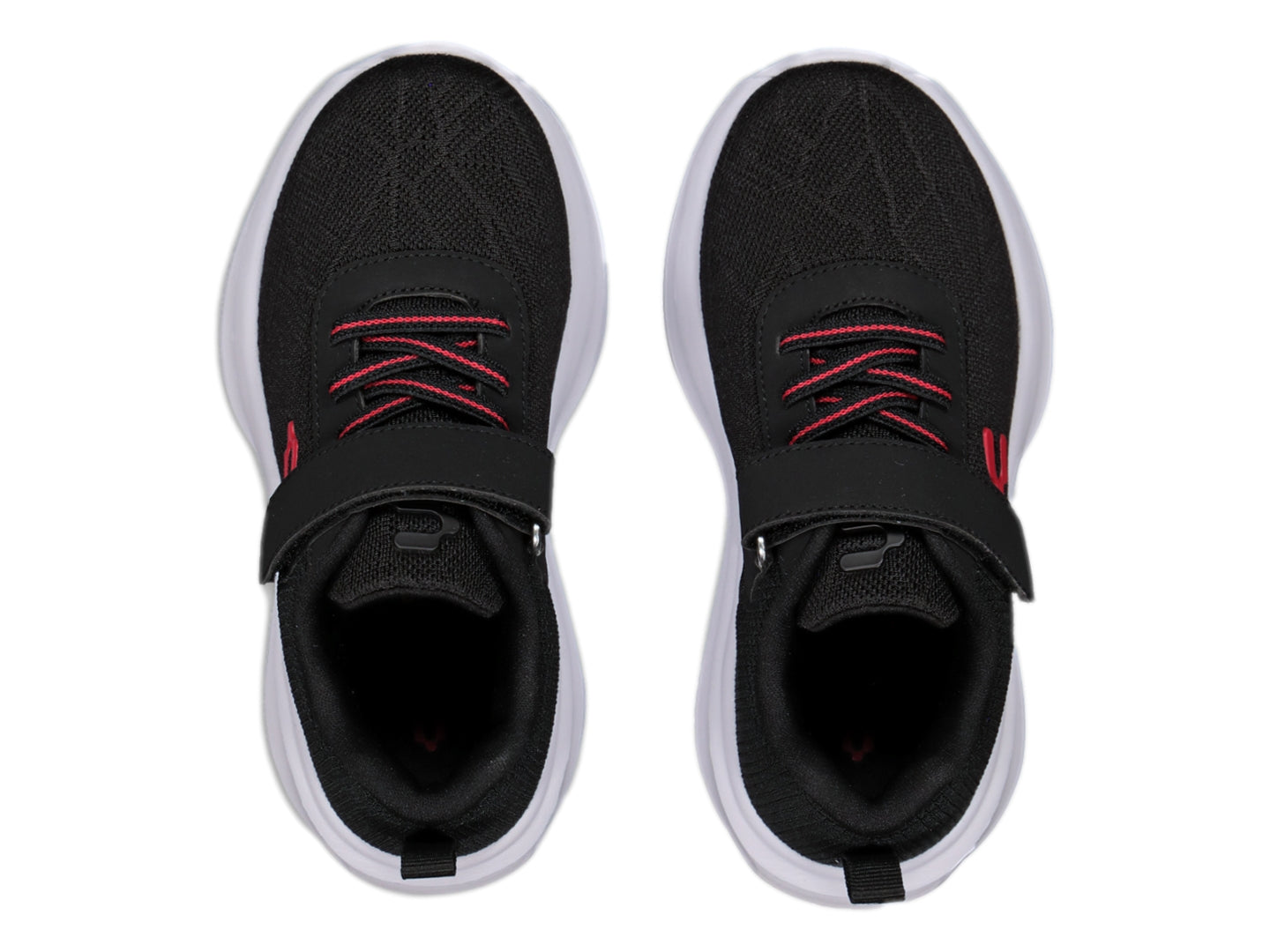 Tenis Charly Road Casual Negro y Blanco para Niña
