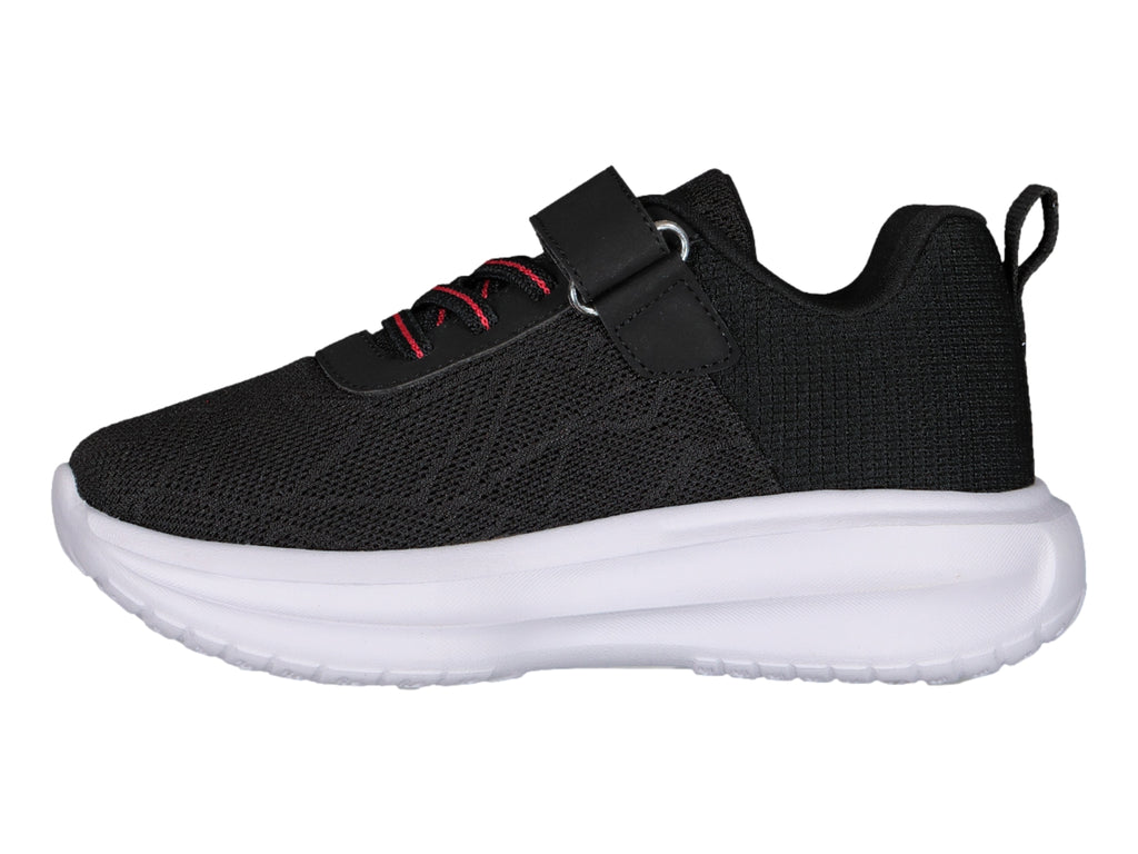 Tenis Charly Road Casual Negro y Blanco para Niña