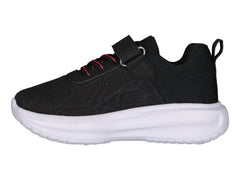 Tenis Charly Road Casual Negro y Blanco para Niña